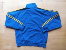 Adidas Vintage 90s Firebird Jacke Track Jacke blau gelb Schweden Style Sz. M