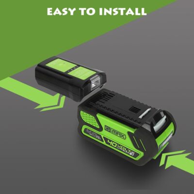 G-MAX 40V Lithium Battery Charger 29482 For GreenWorks 40V Li-ion Battery 29472 ST40B410 BA40L210 STBA40B210 29462 20262 29282 - 44