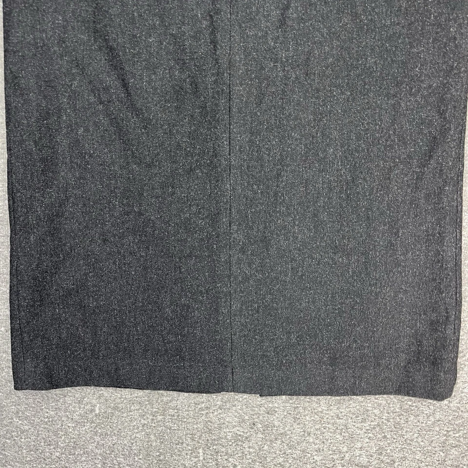 Maxi falda vintage Gap para mujer 6 mezcla de lana elástica años 90 modesta gris oscuro Y2K Foto 3 de 4