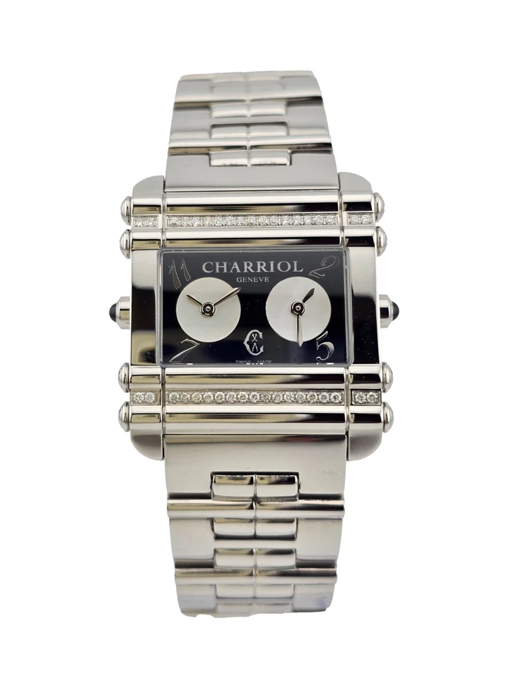 Charriol Geneve Swiss Luxury Stainless Steel Women's  Watch - CDT-81-1-60-DT01 - Image 2 of 4