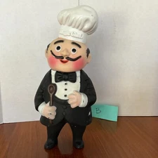 Vtg Magic Chef Vinyl Squeeze Advertising Doll Coin Bank Piggy Toy Mid-Century -B