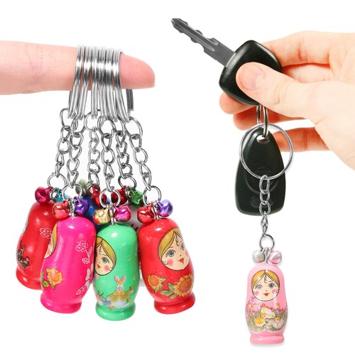 24 Pcs Keychain Nesting Baby Child Russian Cartoon Cute Keychains - Afbeelding 4 van 11