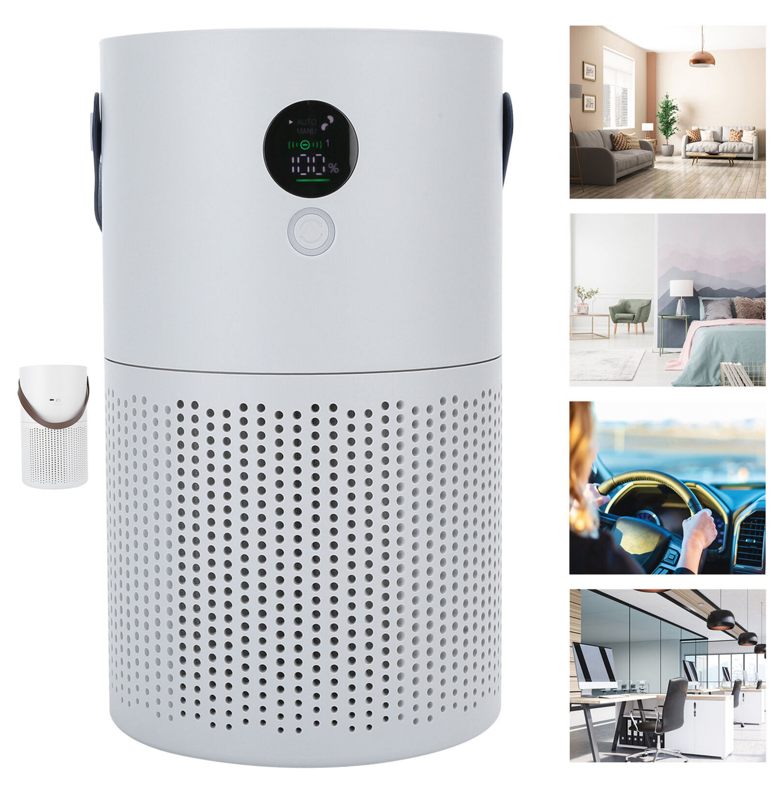 TRUE AIR PURIFIER GXZ AP01 PORTABLE RECHARGEABLE PM2.5 ALLERGEN SMOG