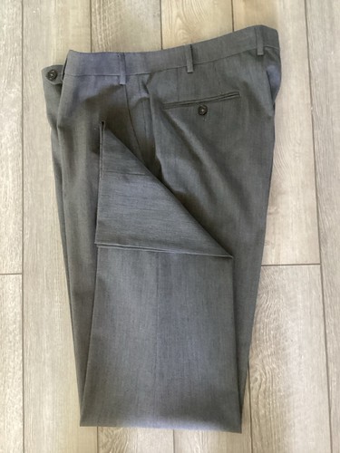 CHAPS RALPH LAUREN 2 BTN POLY BLEND 2 Pc Suit 50L 38X34 DRK GRAY - Picture 6 of 10