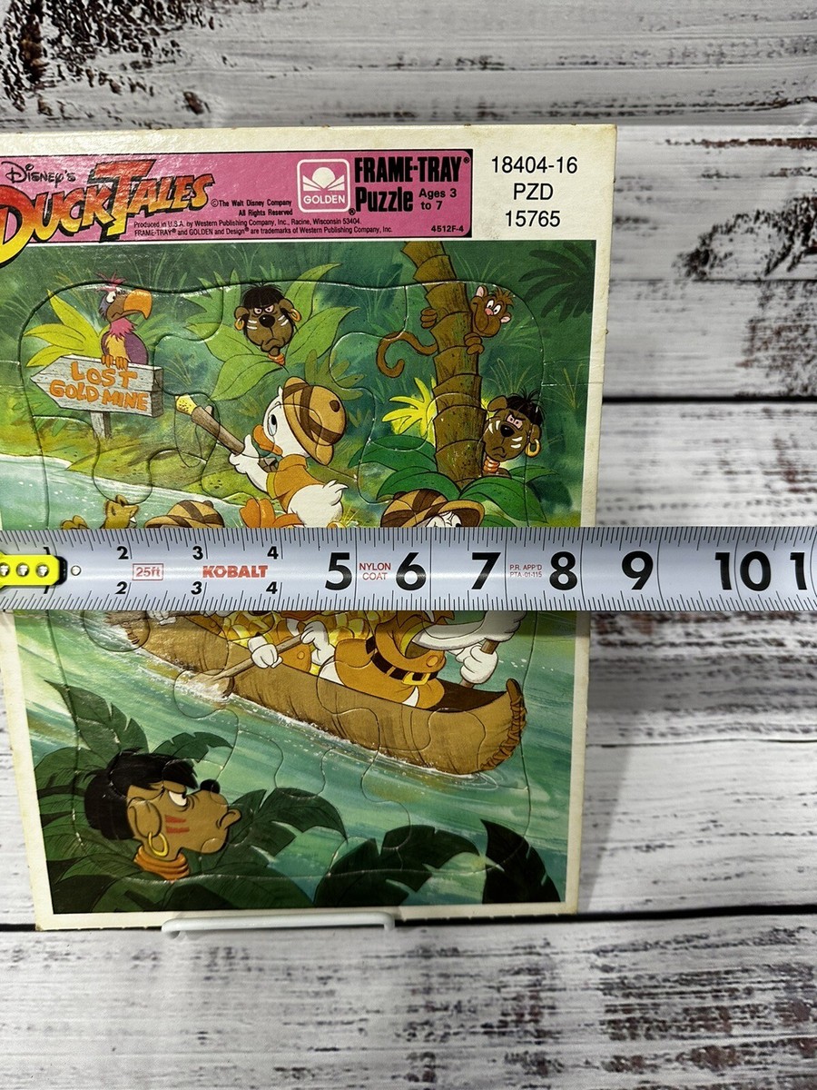 Vintage 90s Duck Tales Tray Disney Puzzle 18404-16 PZD 15765