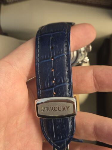 MERCURY CONDOR SWISS CHRONO AUTOMATIC 7750 45MM VALJOUX DAY DATE NO CHRONOMAT - Foto 5 di 11