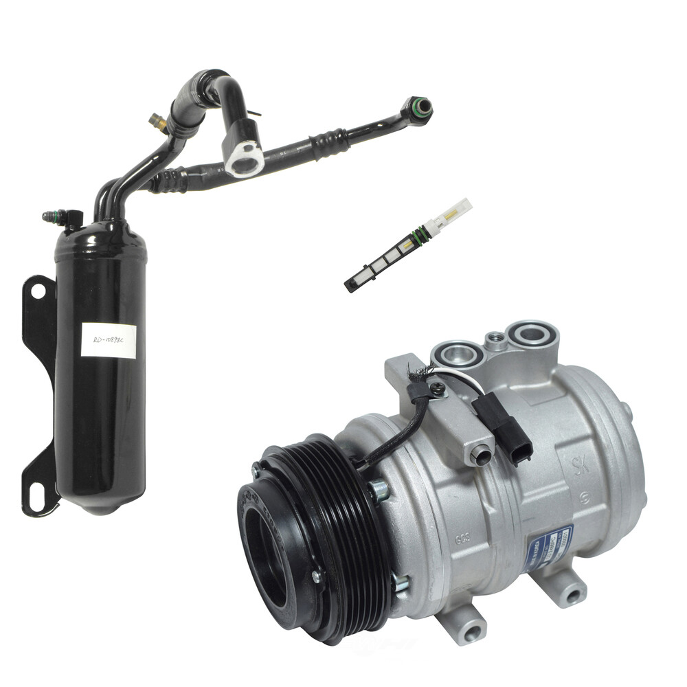 A/C Compressor Replacement Service Kit-VIN: W UAC fits 2007 Ford E-150 ...