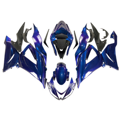 For Kawasaki Ninja ZX6R ZX636 2013 - 2018 Chameleon Blue Purple Fairing Bodywork