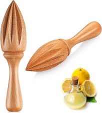 Wooden Citrus Reer Lemon Hand Juicer Beech Wood Handheld Citrus Juicer