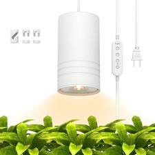 Hanging Grow Lights for Indoor Plants Full Spectrum, Pendant Spotlight White