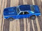 VINTAGE HOT WHEELS REDLINE BLUE CUSTOM CAMARO