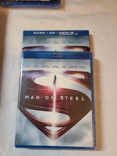 Man of Steel Blu-ray Henry Cavill NEW Sealed W/ Slipcover