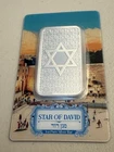 STAR OF DAVID 1 oz Silver Bar in Assay PAMP Suisse No Sleeve!