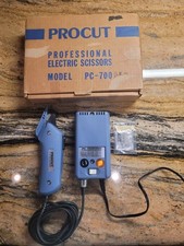 Procut PC-700 Electric Scissors Heavy Duty Fabric Upholstery Cutting Tool Tested