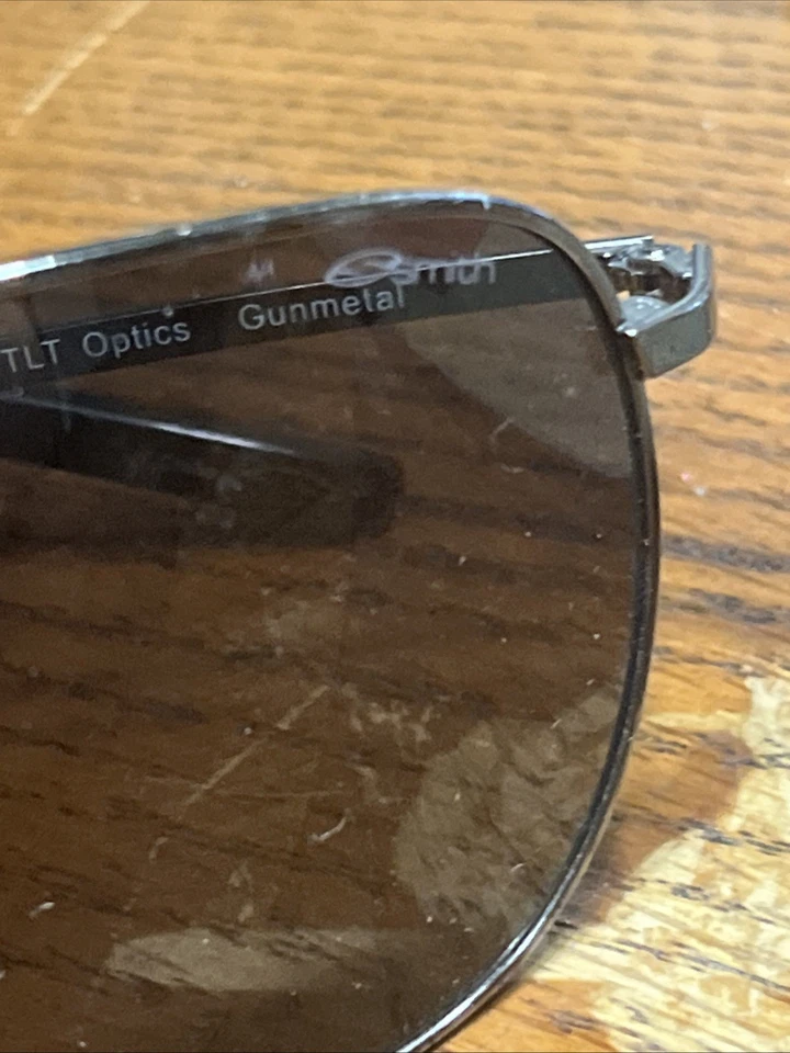 Gafas de sol Smith Optics SERPICO Gunmetal Aviator con lentes originales Foto 2 de 4