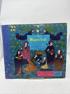 Js Bach Magnificat Rca Victor 78 Rpm Record Set Red Seal Records
