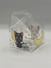 Just Funky Sailor Moon Luna & Artemis Glass Milk Carton Box Lunch
