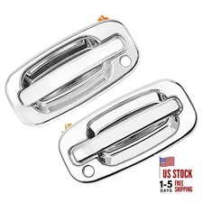 Exterior Door Handles, All Front Left  Right All Chrome Front Left Right