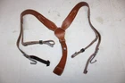 German Military Heer EM Leather Y-Straps WW2 Repro Webbing Army Soldier B
