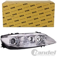 TYC Hauptscheinwerfer H1/H1 Links Passend FüR Mazda 6 Hatchback 2.3 Bj. Beachten