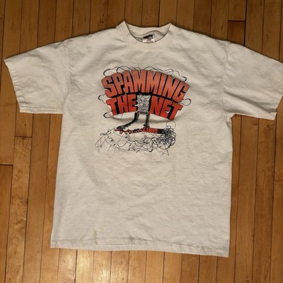 Vintage 90s Monty Python Pythonline Fanclub Internet T-Shirt XL