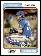 2023 Topps Heritage Jonah Heim Texas Rangers #326