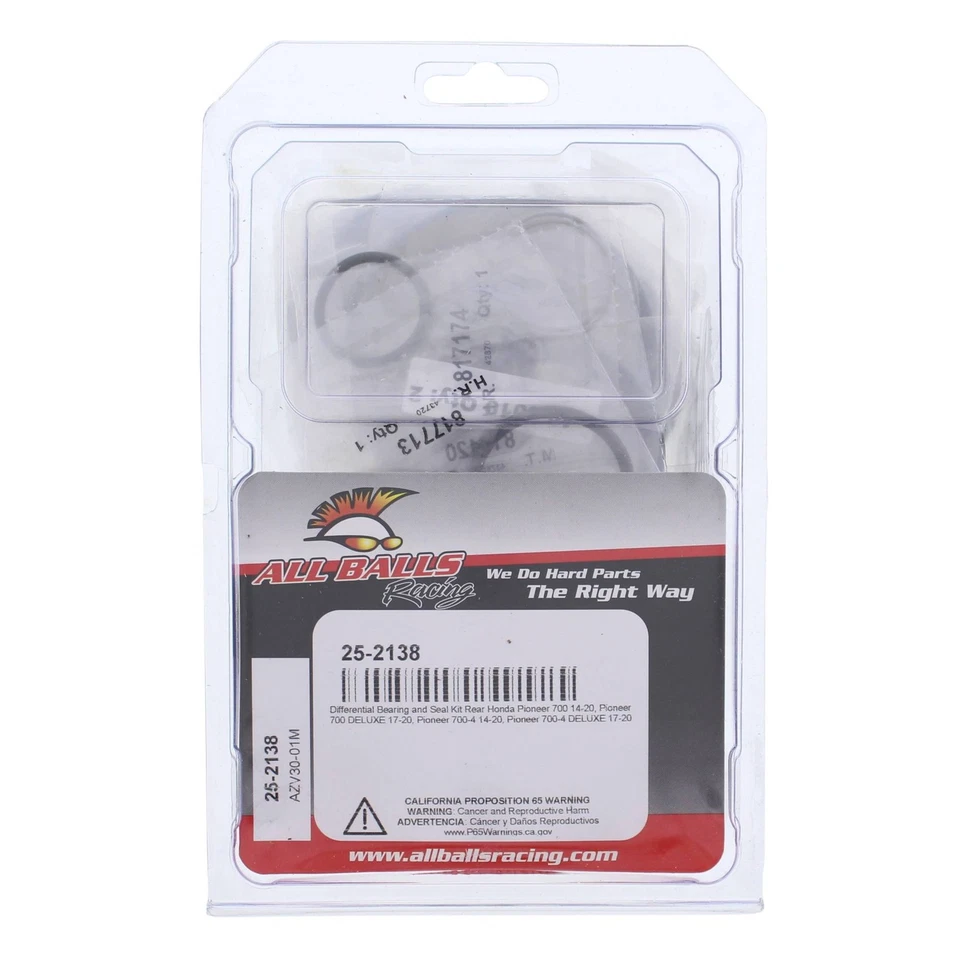 Kit diferencial todas las bolas (25-2138) para Honda Pioneer 700 2014 Foto 4 de 4