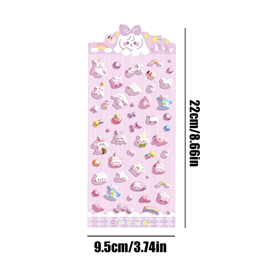 Pegatinas decorativas de espuma para niños dibujos animados animales  Foto 2 de 4