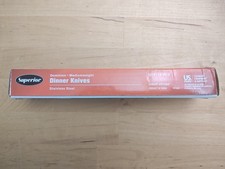 1 Box 12 Piece Superior Dominion Dinner Knives / Stainless Steel 18/0 Medium NEW