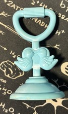 1980’s Vintage Fairy Tails Bird Perch Teal Toy Collectible