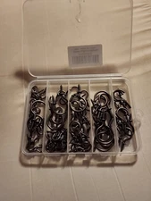 90 Pcs Ceiling Hooks Kit, 6 Sizes (7/8"- 1-3/4") Screw-in Bronze Hooks [M5]