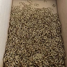 VTG Lot 9x7 Oval Brass Open Jump Rings App 1.25 Pounds