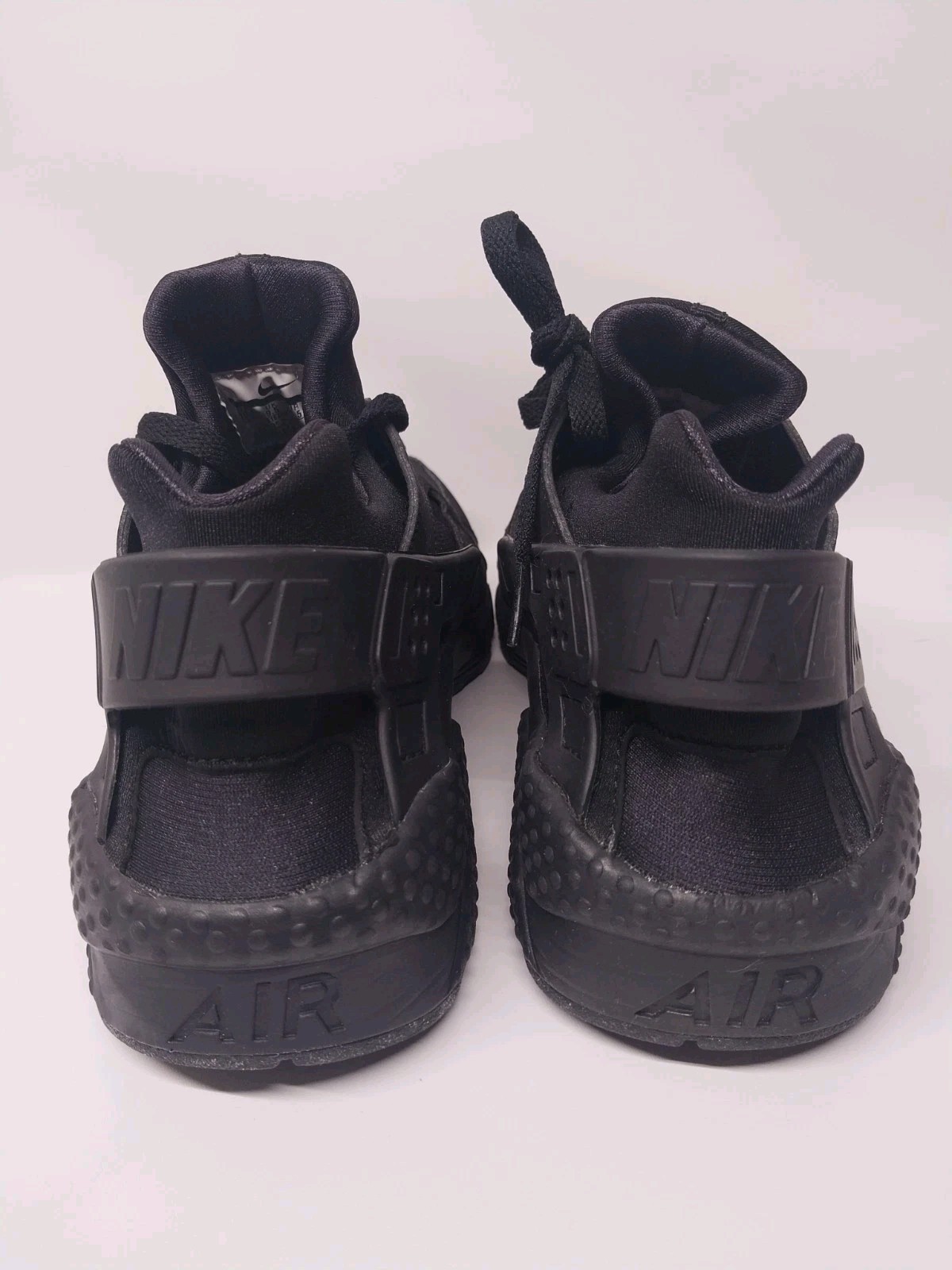 SAOLA Nike Air Huarache Uomo Taglia 10 Triple Nero Sneakers Sportive Casual 318429 003