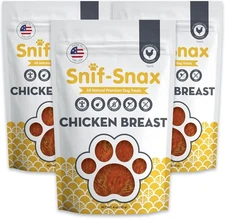 Snif-Snax Smoked Chicken Breast Dog 4 Ounce (Pack of 3), 1 Count 3) 