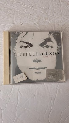 Michael Jackson   Invincible CD 2001 Epic Pop R&B Silver Cover