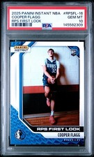 Cooper Flagg 2025-26 Panini Instant NBA RPS First Look RC Rookie PSA Gem Mint 10
