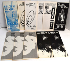 NASA BROCHURE Lot of 11 vtg Space Shuttle Landsat Spacelab Program Spinoffs *VG*