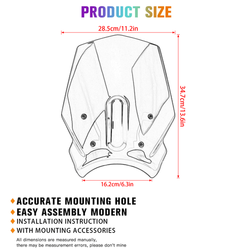 Windshield Windscreen Fairing Screen For Honda CBR650 2019-2023 CB1000R 2018-20 - Picture 2 of 9