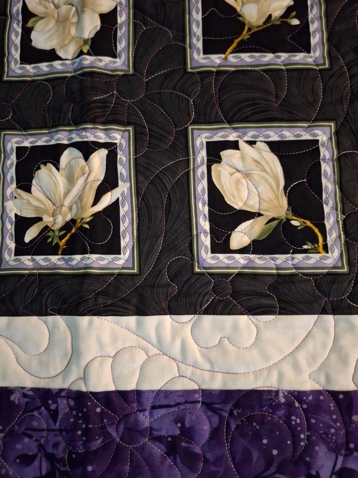Homemade Queen Size Quilt - Image 2 of 3