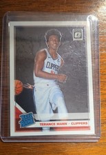 2019-20 Panini Donruss Optic - Rated Rookie Terance Mann #165 (RC)