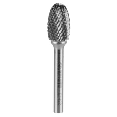Typ E HM Metallbearbeitungswerkzeug (oval), 14 x 22 mm, Schaft 6 x 45 mm