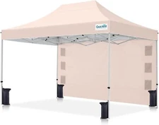 Quictent 10'x15' Portable Pop up Canopy Tent, Easy up Commercial Gazebo Canopies