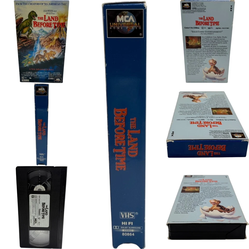 Lot of 7 Kids’ VHS Tapes | Includes The Land Before Time, Pokemon, & More | Rare Foto 3 de 4