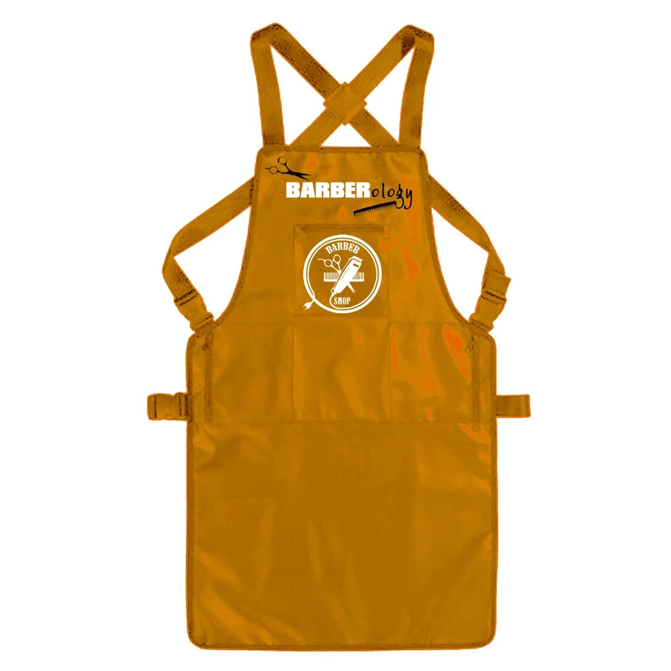 Delantal de jeans uniforme de peluquero profesional, capa y delantal de peluquero, delantal de peluquero Foto 3 de 3