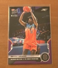 2021 TOPPS NOW OVERTIME ELITE #3 BRYCE GRIGGS NUMBERED 2/25 JERSEY NUMBER