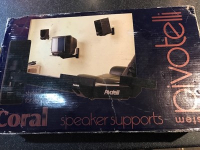 Pivotelli Coral Speaker Mount - White