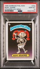 1986 Garbage Pail Kids OS1 Series 1 UK Minis BONY JOANIE 29a PSA 10 GEM MINT