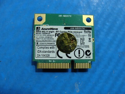 Asus 15.6  N56VB Genuine Laptop Wireless WiFi Card AW-NB097H AR5B225