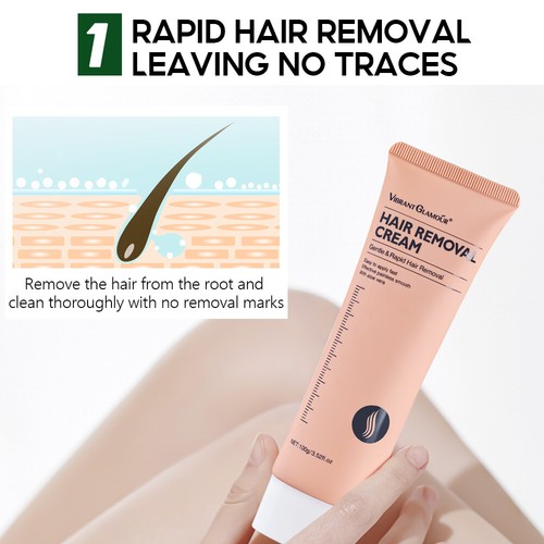 Permanent Hair Removal Cream Painless Stop Body Hair Growth Inhibitor Remover - Picture 8 of 26