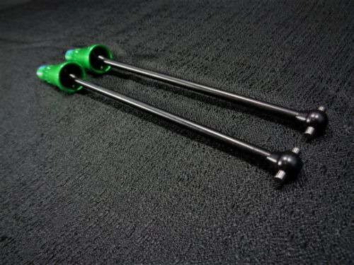 Traxxas X-Maxx 8s Steel Front or Rear Heavy Duty Driveshafts CVD Stub Axle Green - Picture 3 of 3